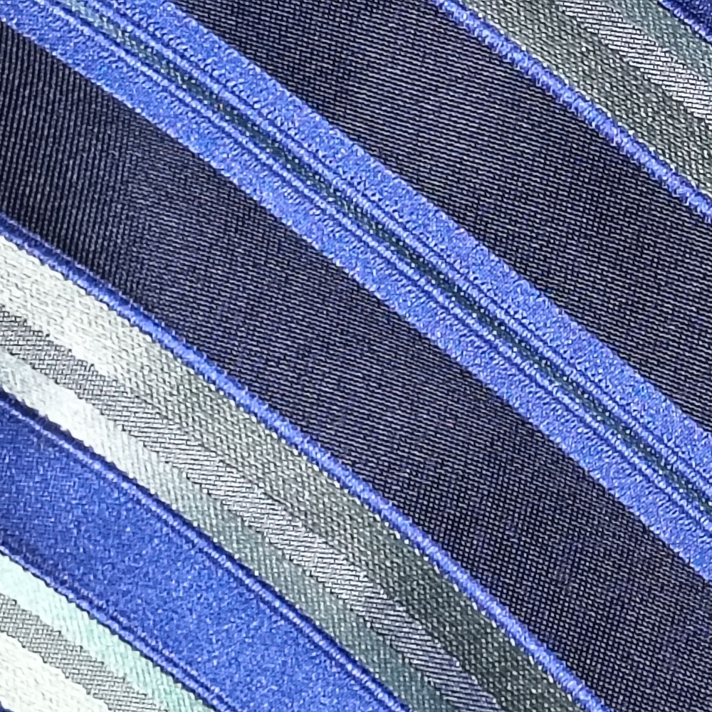 Kenneth Cole New York Blue and Gray Classic Tie